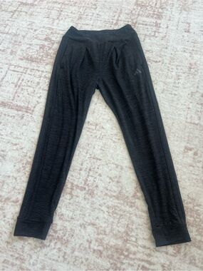 Adidas Slim Fit Joggers Kids Size L (14) | Heather Charcoal